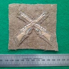 WW1 British & South African Army Sharpshooter Badge on Original piece of Uniform