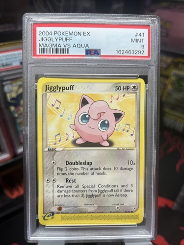Jigglypuff graded PSA 9 for sale on eBay