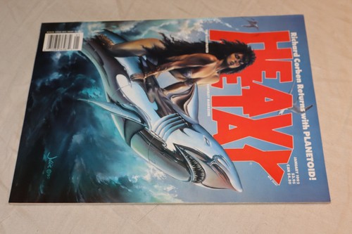 January 1992 Heavy Metal Magazine #136 HM Communications - Picture 4 of 6