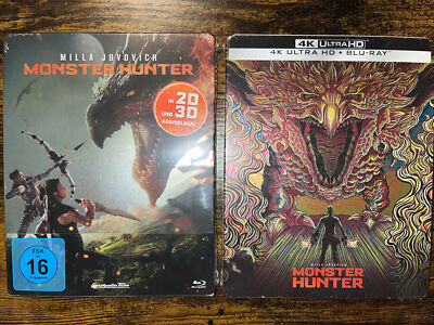 Monster Hunter - 4K/3D Steelbooks (Milla Jovovich)