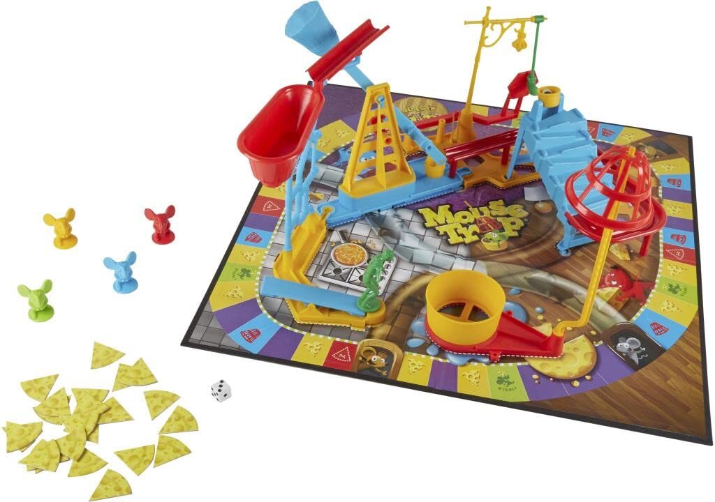 Hasbro Gaming Mouse Trap Board Game for Kids Ages 6 and Up, Classic Game for 2-4