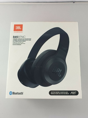 JBL E65 BTNC Over-Ear Wireless Noise Cancelling Rechargeable Headphones -  Black 6925281930157 | eBay