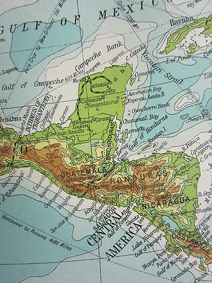 1919 LARGE MAP NORTH AMERICA - S L400