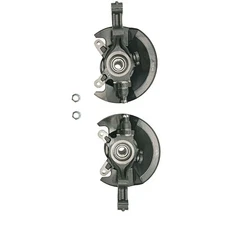 2pcs Wheel Hub Bearing Steering Knuckle Assy Front for Honda Civic 2003-2005