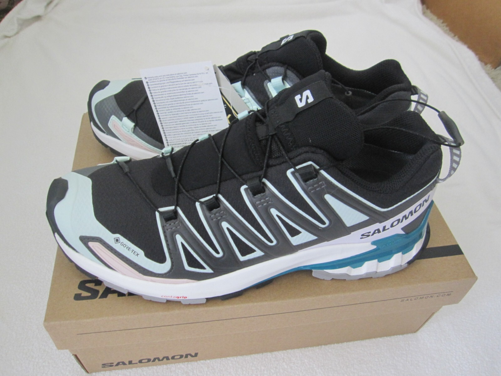 Scarpa da corsa donna taglia 9 5 US SALOMON XA PRO GTX V9 atletica trail escursionismo nuova con scatola nuova