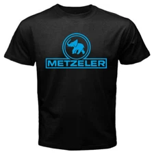 Metzeler Tires Men's Black T-Shirt Size S to 4XL