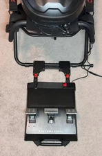 Playseat Challenge Mod - Pedal bracket mount reinforcement clamps