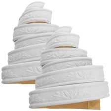 MAGICLULU 2 Roll Flexible Wall Trim Molding Trim 3D Wall Edging Strip Self Ad...