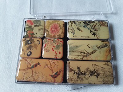 Schöne Magnete mit einem Design aus alten chinesischen Gemälden 