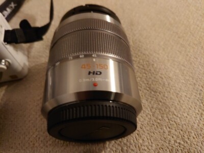 Panasonic DMC-GF6 White Mirrorless Camera Lumix Double Zoom Lens