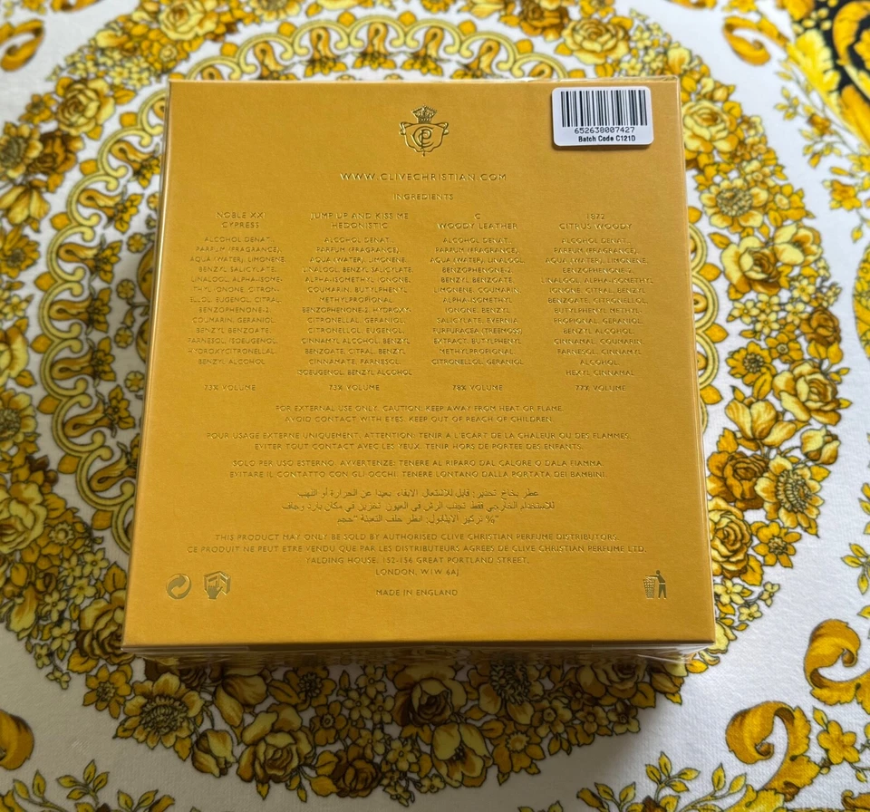 Clive Christian Cypress Hedonistic C 1872 Discovery Collection for Men 4x7.5ml - Image 2 of 3