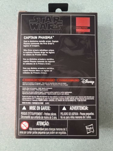 Star Wars Black Series 3.75'' CAPTAIN PHASMA First Order Hasbro New - Picture 2 of 2