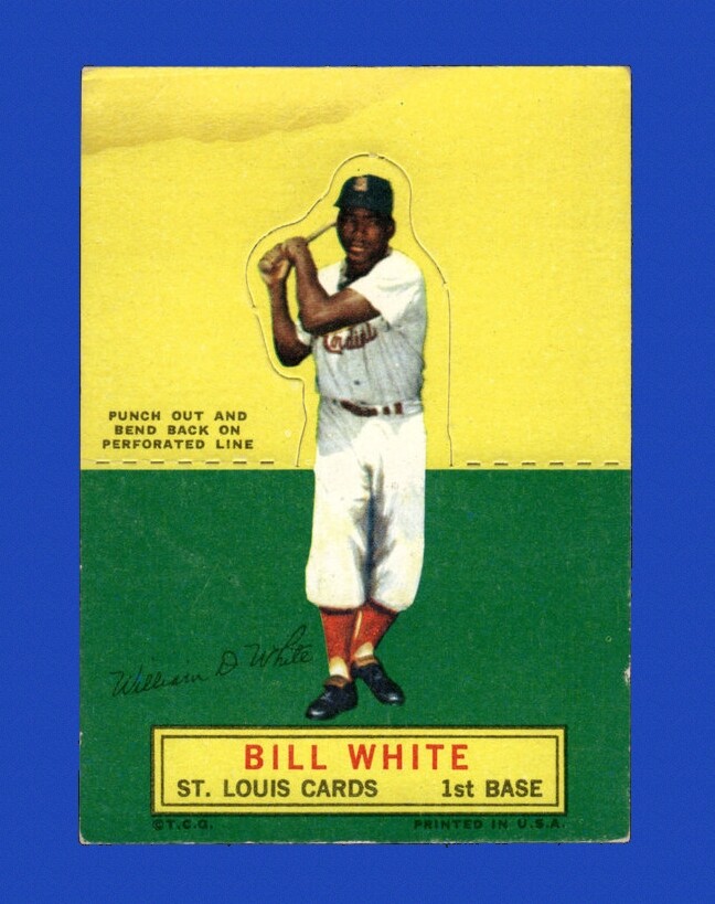 1964 Topps Stand-Ups Set-Break Bill White SP LOW GRADE (filler) *GMCARDS*