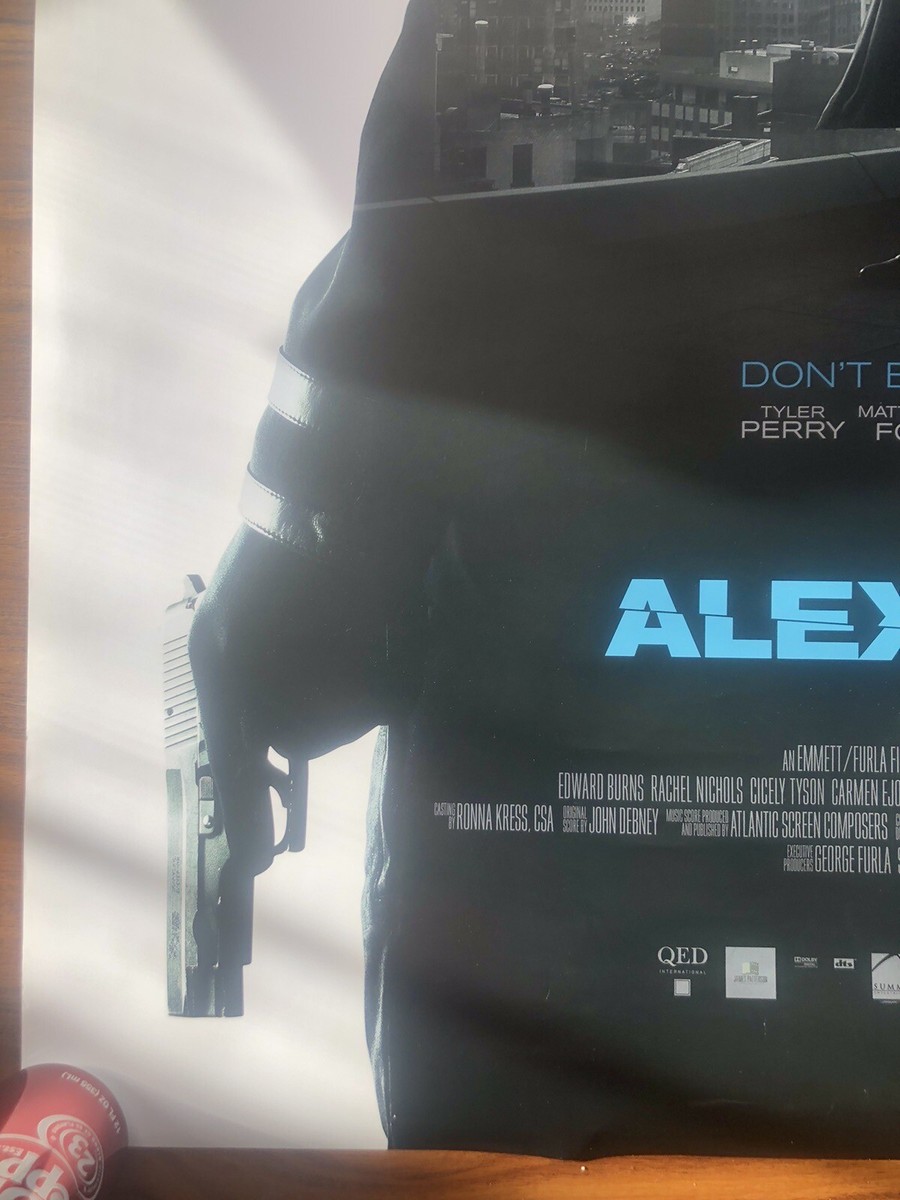 ALEX CROSS Original Movie Poster 27 x 40 DS Authentic Tyler Perry