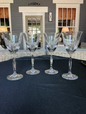 Fine German Made Crystal - Four Cut Crystal All Purpose Goblets