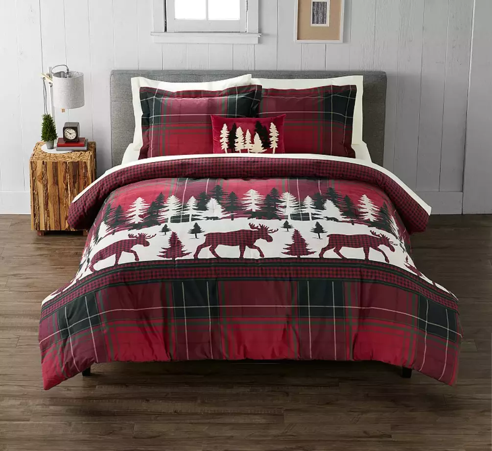 NEW Cuddl Duds FULL QUEEN size heavyweight flannel duvet cover
