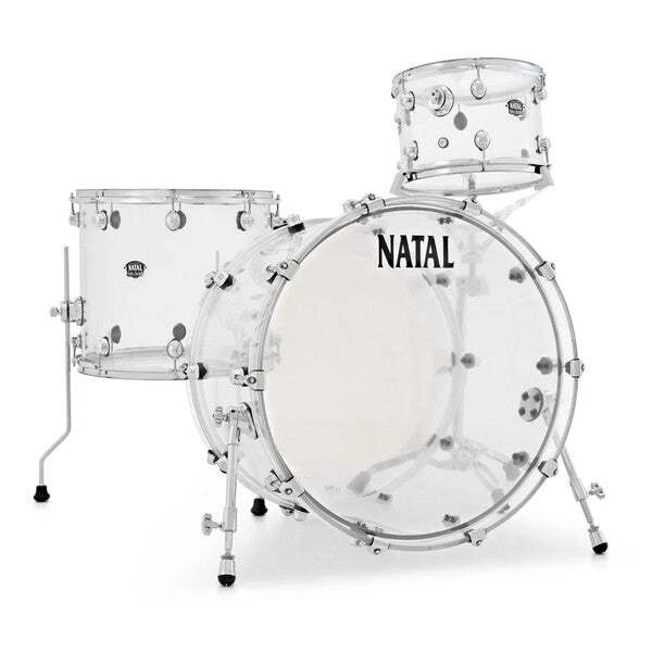 Natal Arcadia Acrylic Drum Kit Shell Pack 3pc 22