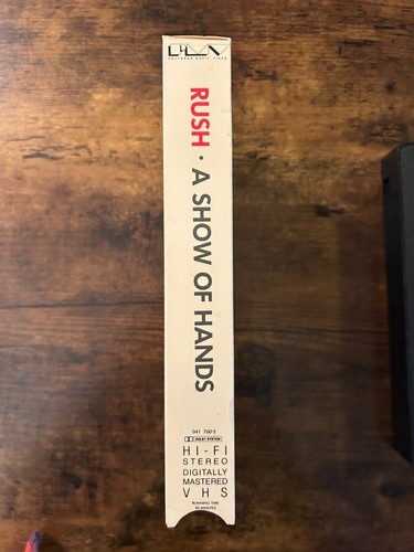 Rush - A Show Of Hands VHS - Bild 4 von 7