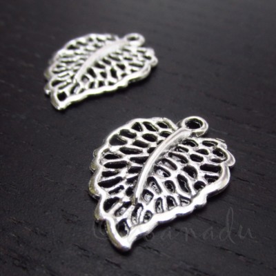 5 Brd and Nest Charms, Antque Slver Charms 22x19mm C9268 - Etsy