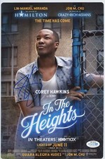 Corey Hawkins "In the Heights" AUTOGRAPH Signed 'Benny' 8x12 Photo B ACOA