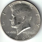 USA - 1966P - Kennedy ½ $ - Silver Version #2 - Super Rare - #17308