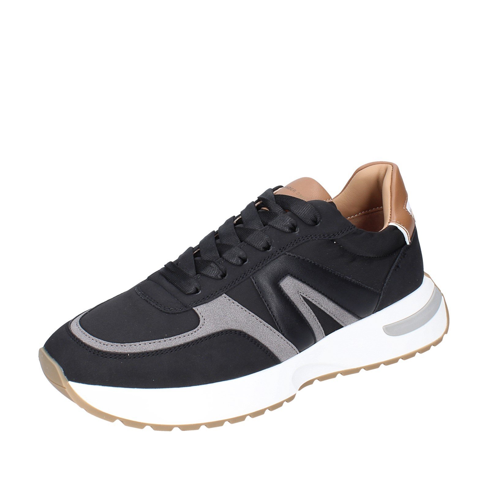 Кроссовки Scarpe uomo ALEXANDER SMITH 42 EU nero tessuto pelle sintetica EX543-42