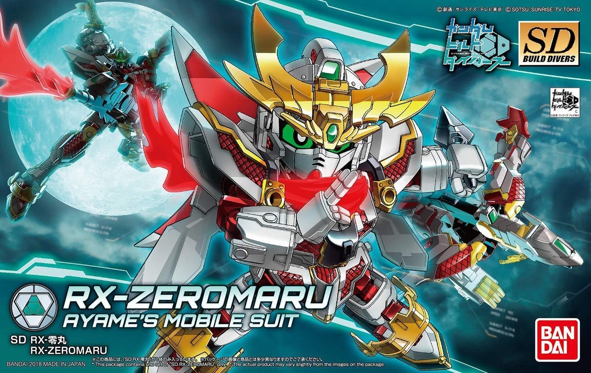 BANDAI Gundam Build Divers 013 Gundam SDBD RX-Zero Maru JAPAN