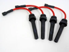 VMS NEON SRT4 TURBO 2.4L 10.2MM RACING SPARK PLUG IGNITION CABLES WIRES SET RED