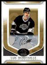 Luc Robitaille Gold Script 2020-21 SP Signature Edition Legends #305 Hockey Card