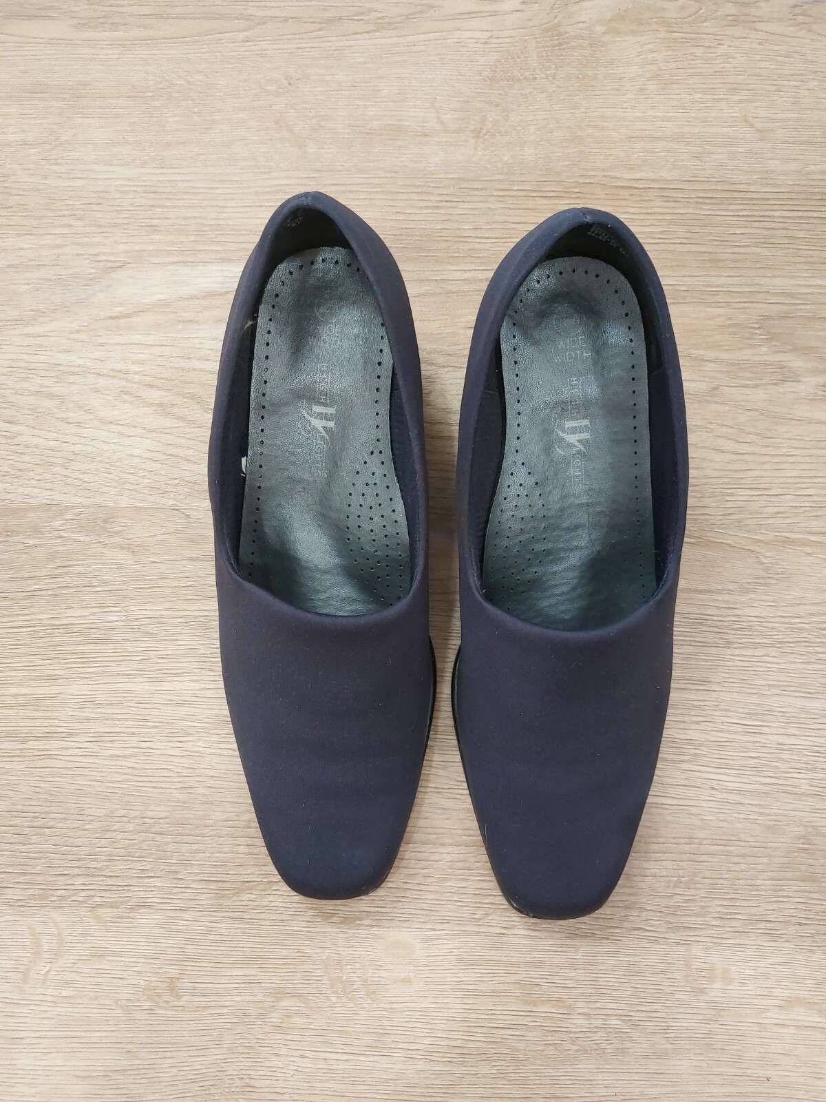 HIGH LIGHTS/WOMEN/SZ.10W/WIDE WIDTH/SHOES/NAVY BLUE/CLASSIC/PUMP/FLARE HEELS/  | eBay
