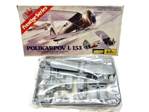 Aurora Heller Kit 6606: Polikarpov 1. 153 Bi-Plane 1:72 (531)