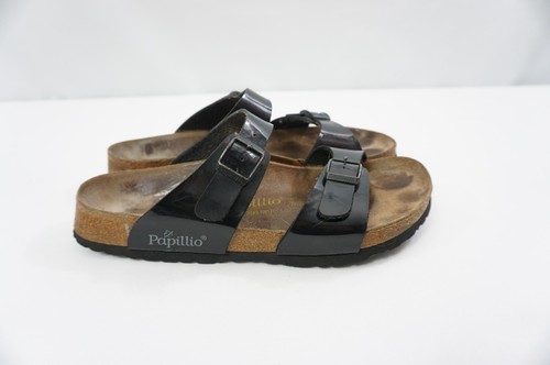 Birkenstock Papillio Arizona Pantoletten Sandalen Damen 9 / EU 40 schwarz Synthetik 2 Riemen - Bild 5 von 10