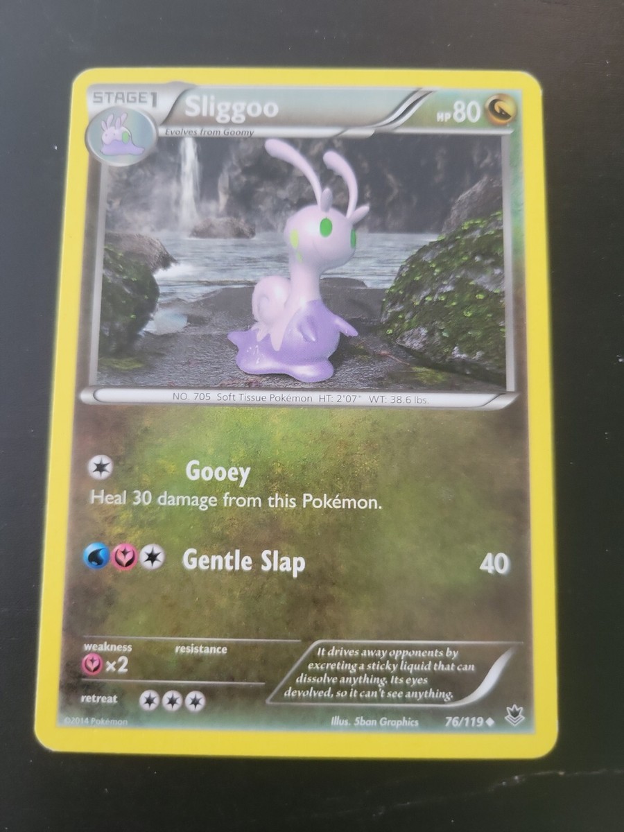 Pokemon TCG Card 2014 XY Phantom Forces - Sliggoo 76/119 | eBay