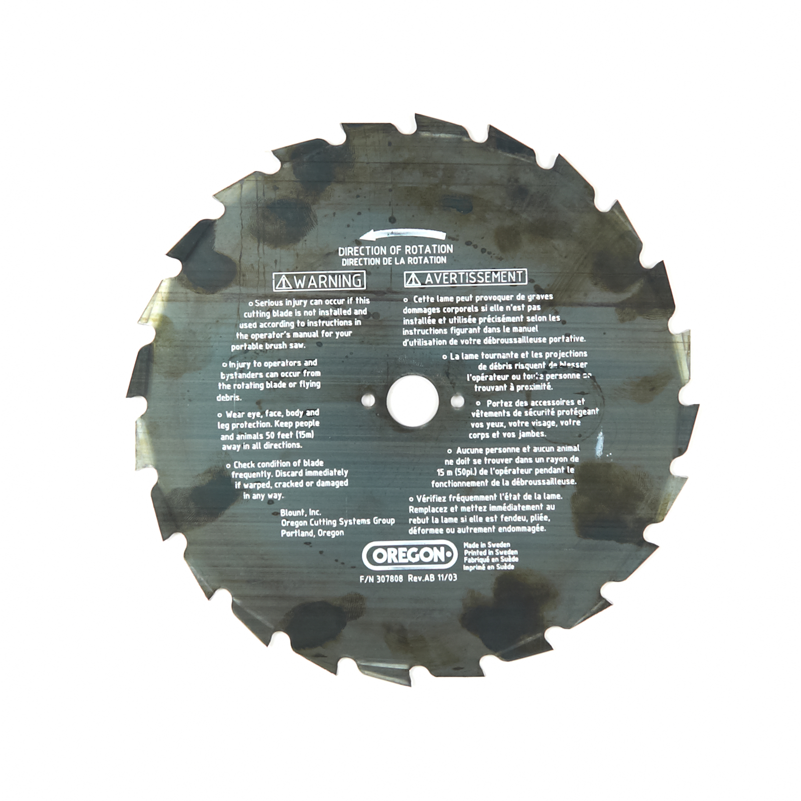 Oregon 41-936 Brush Cutter Blade, 9