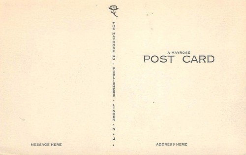 NUEVA CAMISETA AUTOPISTA DE PEAJE Peaje Plaza Newark, Nueva Jersey Cerca del Aeropuerto C1940 Postal De Colección - Imagen 2 de 2
