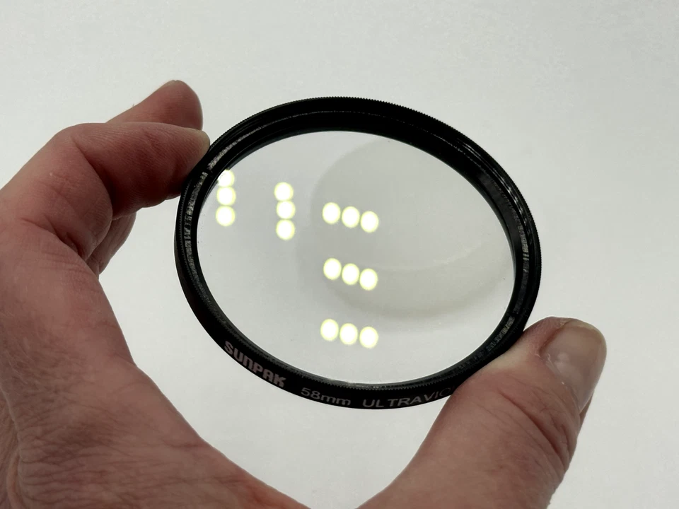 Sunpak 58mm UV Ultraviolet protection Glass lens filter threaded - used - Image 4 of 4