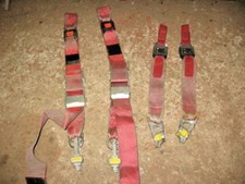 1  UNWIN   WHEEL CHAIR STRAP SET FROM MINIBUS EX COUNCIL  ( 2 PIECE)  choice