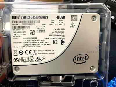 Intel D3 S4510 480GB Series SSD 2.5'' SATA III 6Gb/s Internal SSDSC2KB480G8