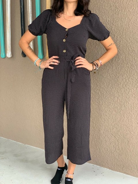 monteau polka dot jumpsuit