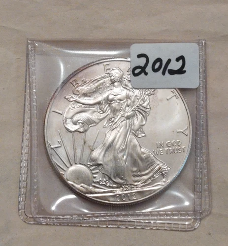2012 American Silver Eagle  Coin 1 oz  Uncirculated 1 Ounce ASE  .999 silver
