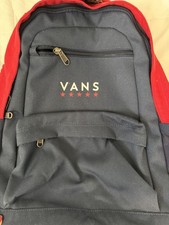 VANS Backpack Red and Blue Small Size Bookbag