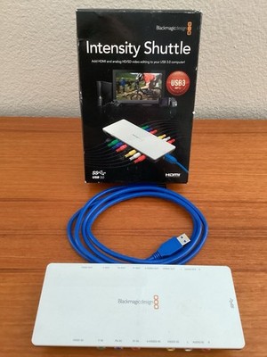 BLACKMAGIC DESIGN Intensity Shuttle for USB 3.0  Video Capture HDMI + BOX CABLE