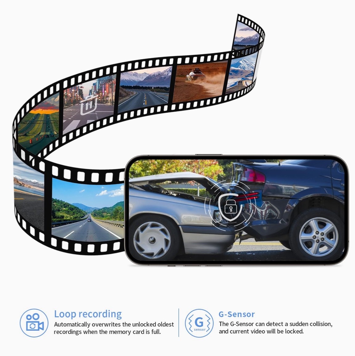 Mangoal 4K Dash Cam For Honda Accord 2023-2025 & Hybrid - OEM Style With WiFi & 64GB Card