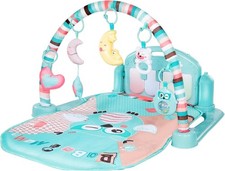 Baby Gym Toys  Activity Play Mat, Kick and Play Piano Gym Center with Music and