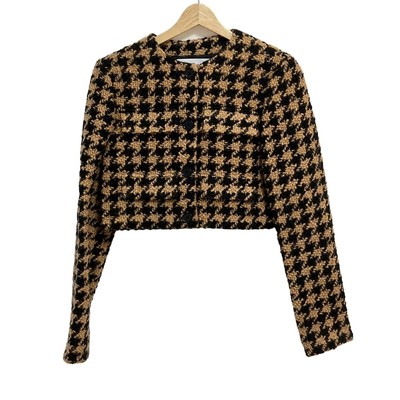 Auth MSGM - Light Brown Black Women's Jacket