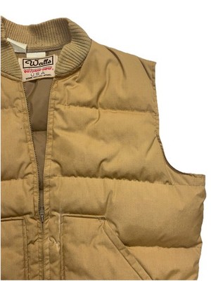 Walls Blizzard-Pruf Vintage 70s Vest Jacket Down Insulated USA Size 40 (medium)