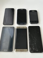 Samsung Galaxy Phones Bundle 6pcs For Parts Repair Untested Cracked