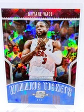 2018 Contenders Optic Winning Tickets Prizms Blue Cracked Ice Dwyane Wade #32 