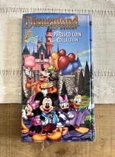 Disneyland Parks Resort Pressed Penny Coin Collection Book Album w/ 43 Coins
