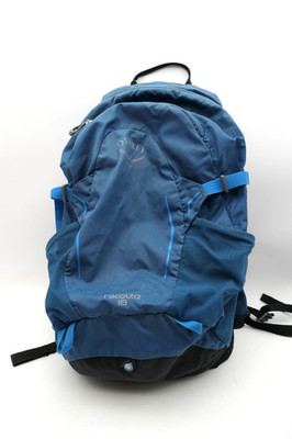 Osprey Hikelite 18 Wanderrucksack leichter Rucksack Regencover Blau